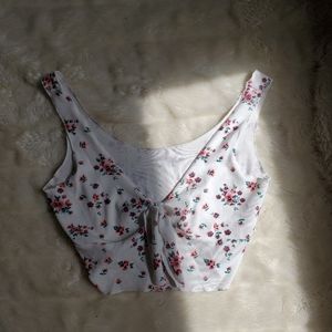 Floral crop top